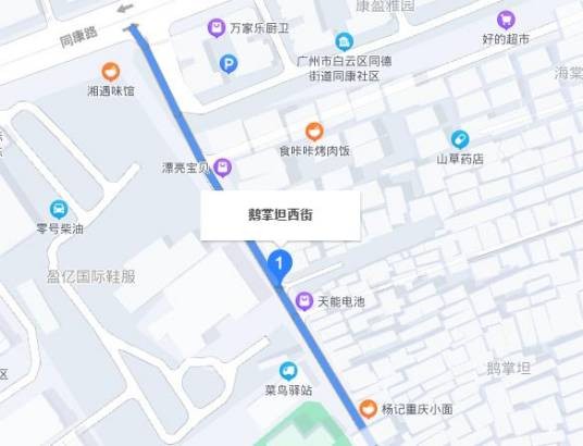 鹅掌坦西街