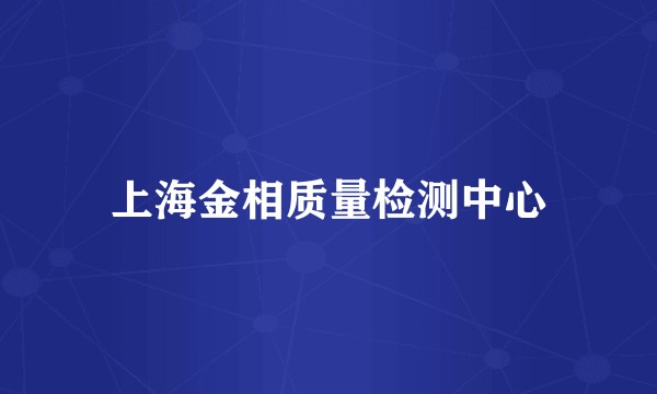 上海金相质量检测中心