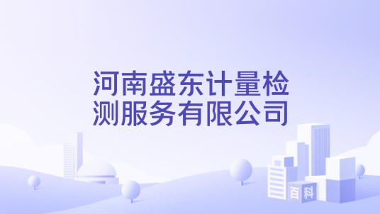 河南盛东计量检测服务有限公司