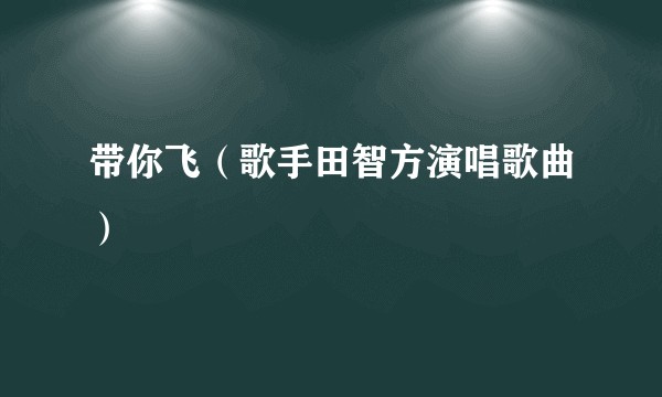 带你飞（歌手田智方演唱歌曲）