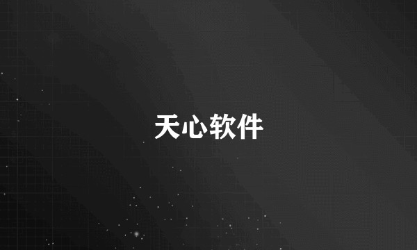 天心软件