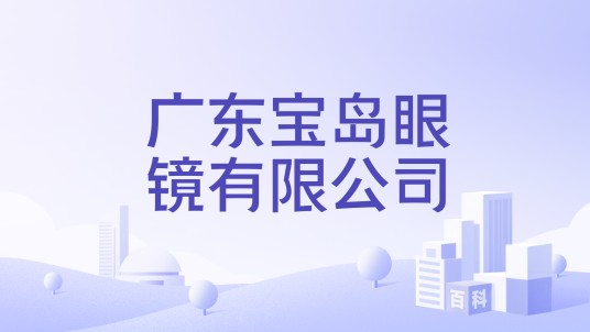 广东宝岛眼镜有限公司