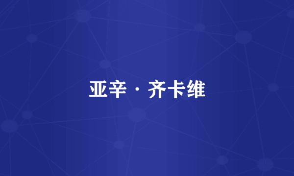 亚辛·齐卡维
