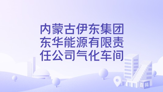 内蒙古伊东集团东华能源有限责任公司气化车间