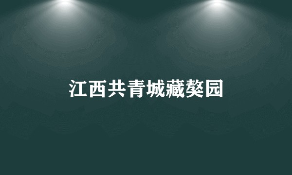 江西共青城藏獒园