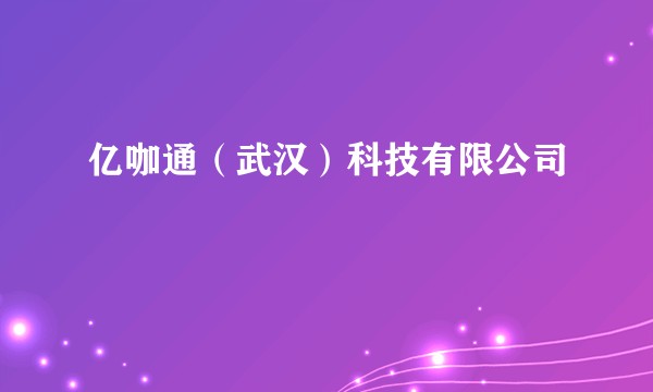 亿咖通（武汉）科技有限公司