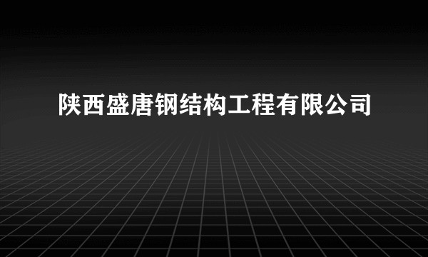 陕西盛唐钢结构工程有限公司