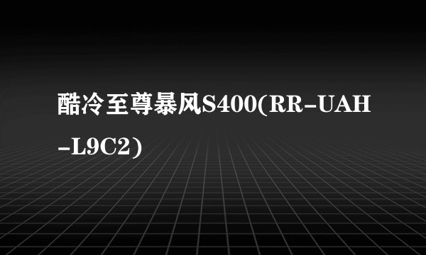 酷冷至尊暴风S400(RR-UAH-L9C2)