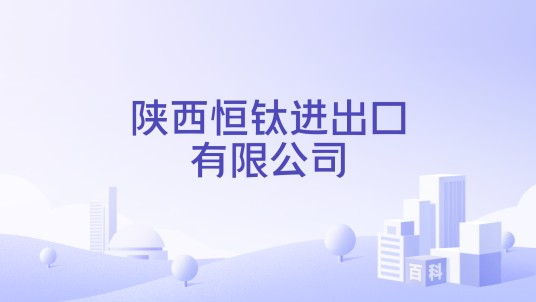 陕西恒钛进出口有限公司