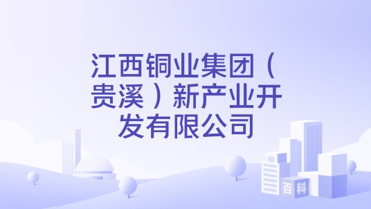 江西铜业集团(贵溪)新产业开发有限公司