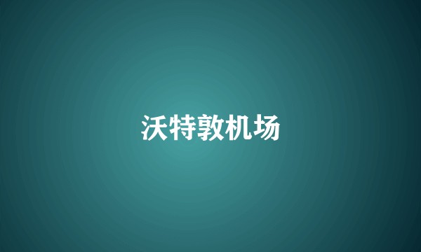 沃特敦机场