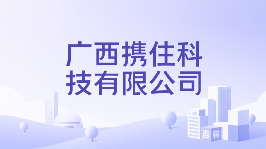 广西携住科技有限公司