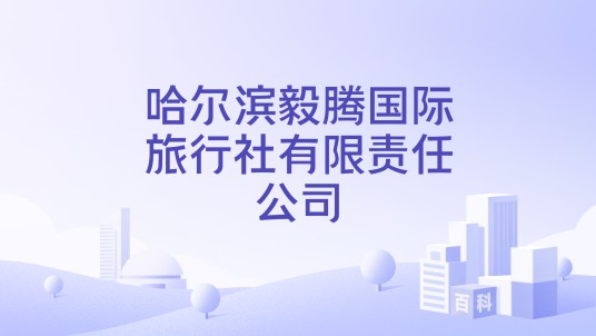 哈尔滨毅腾国际旅行社有限责任公司