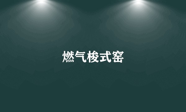 燃气梭式窑
