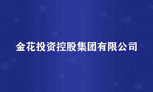 金花投资控股集团有限公司