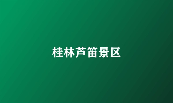 桂林芦笛景区
