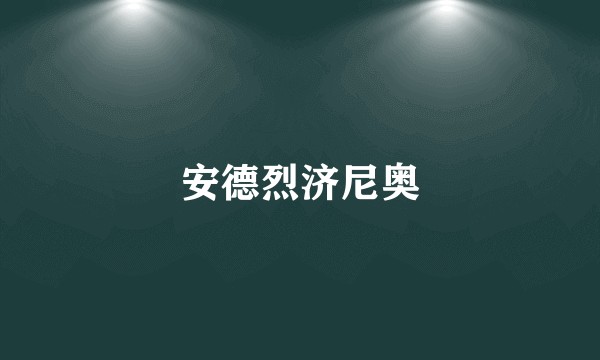 安德烈济尼奥