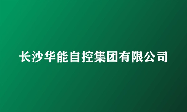 长沙华能自控集团有限公司