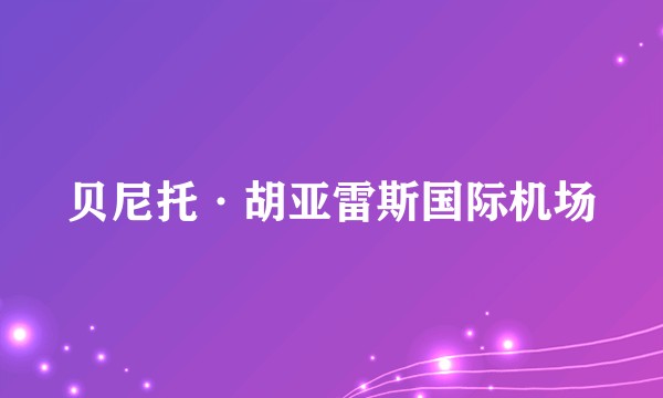 贝尼托·胡亚雷斯国际机场