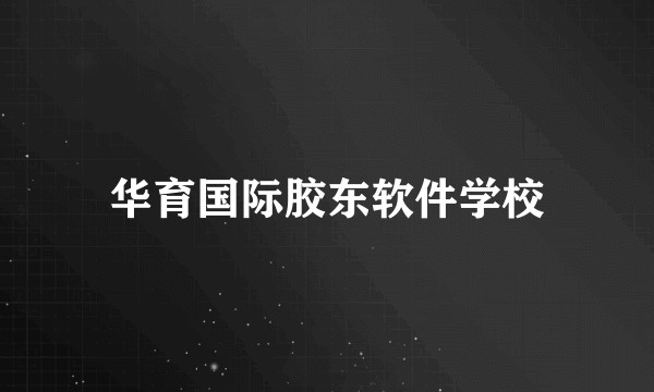 华育国际胶东软件学校