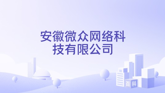 安徽微众网络科技有限公司