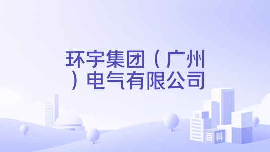 环宇集团(广州)电气有限公司