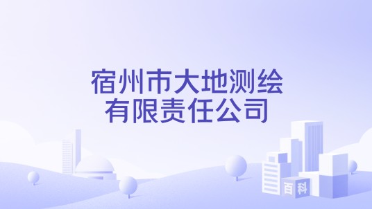 宿州市大地测绘有限责任公司