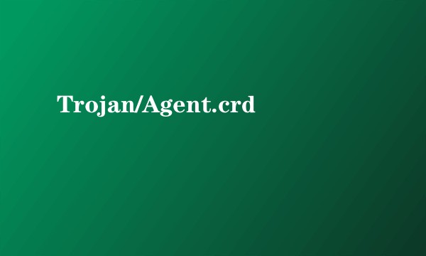 Trojan/Agent.crd