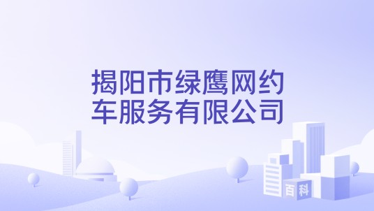 揭阳市绿鹰网约车服务有限公司