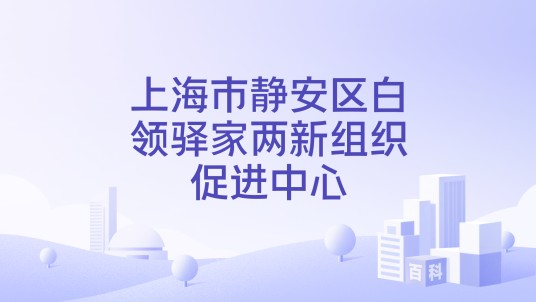 上海市静安区白领驿家两新组织促进中心