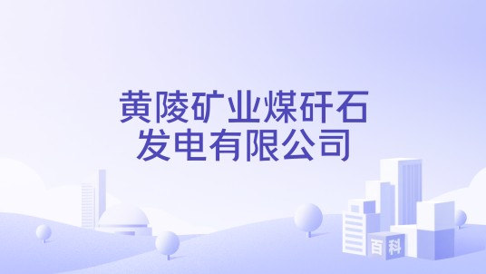 黄陵矿业煤矸石发电有限公司