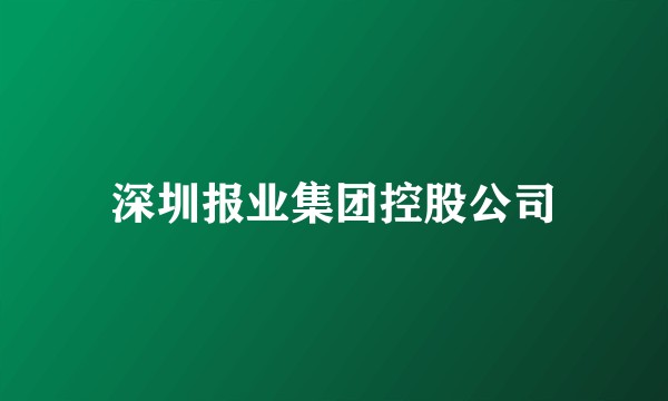 深圳报业集团控股公司