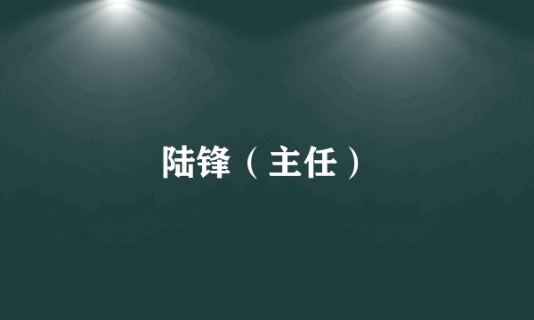 陆锋（主任）