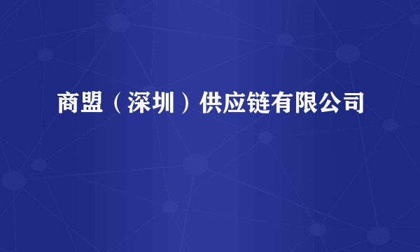 商盟（深圳）供应链有限公司