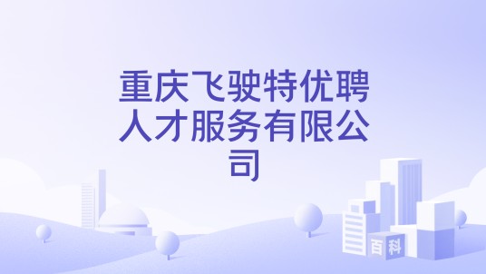 重庆飞驶特优聘人才服务有限公司