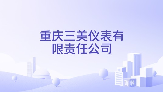 重庆三美仪表有限责任公司
