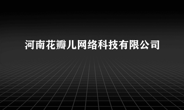 河南花瓣儿网络科技有限公司
