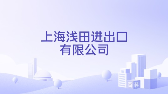 上海浅田进出口有限公司