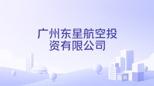 广州东星航空投资有限公司