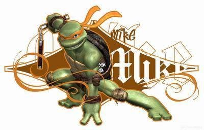 米开朗基罗（《忍者神龟》中佩戴橙色头巾的忍者神龟角色）