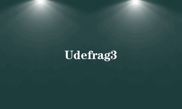 Udefrag3