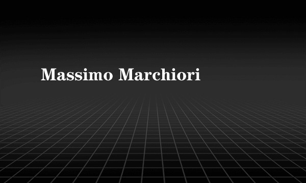 Massimo Marchiori