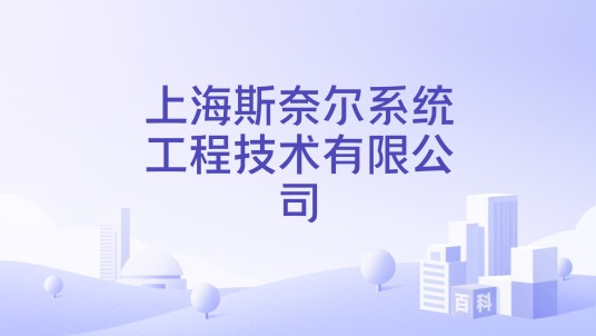 上海斯奈尔系统工程技术有限公司