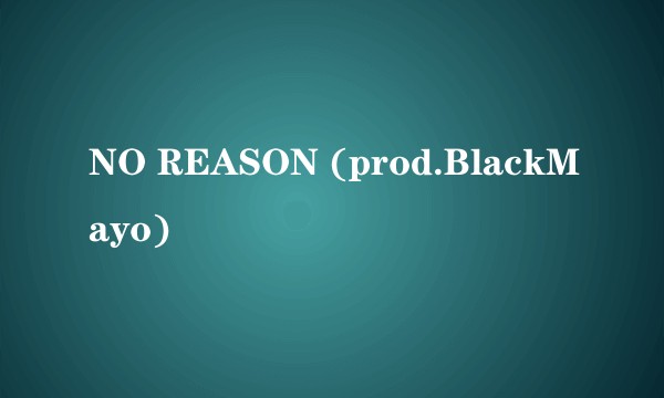NO REASON (prod.BlackMayo)