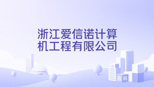浙江爱信诺计算机工程有限公司