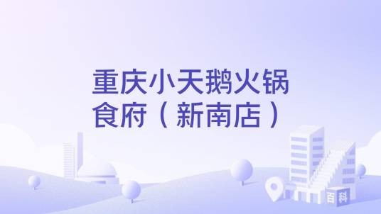 重庆小天鹅火锅食府（新南店）