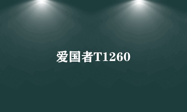 爱国者T1260