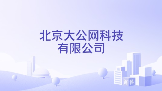 北京大公网科技有限公司