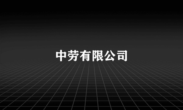 中劳有限公司