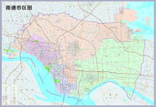 南通市区图